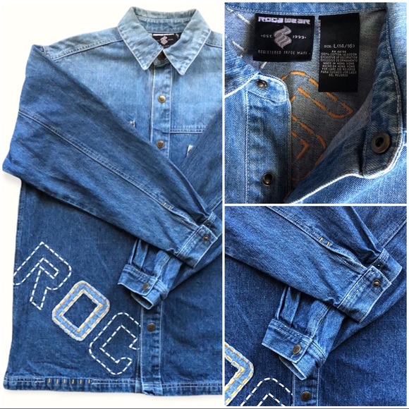 Rocawear Denim Button Down - Picture 8 of 12